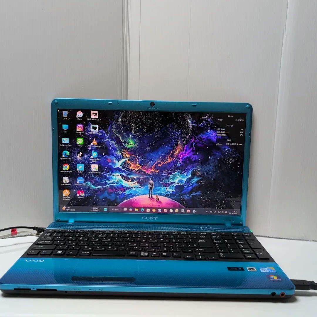 美品♥可愛い希少ブルーノートPC SSDカメラ付きBlu-ray