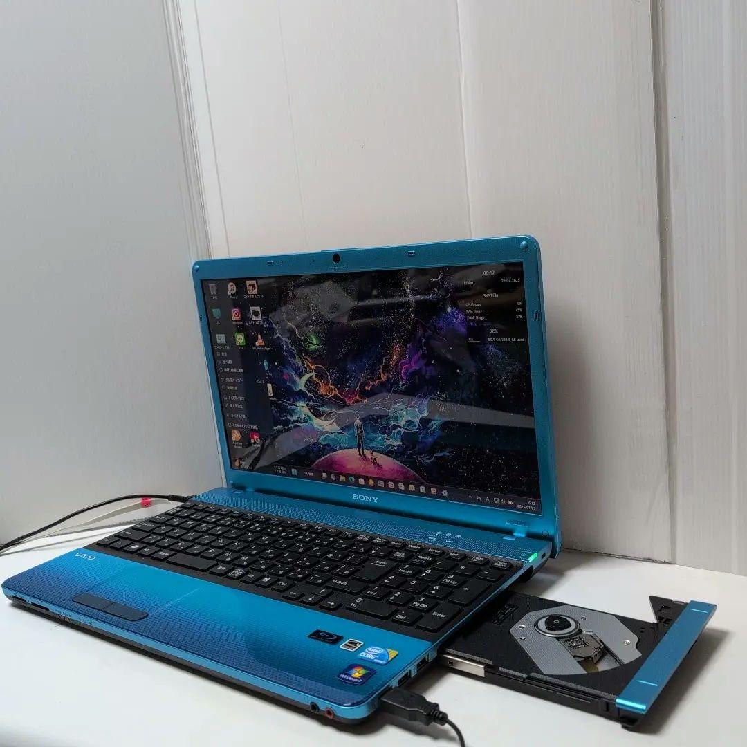 美品♥可愛い希少ブルーノートPC SSDカメラ付きBlu-ray