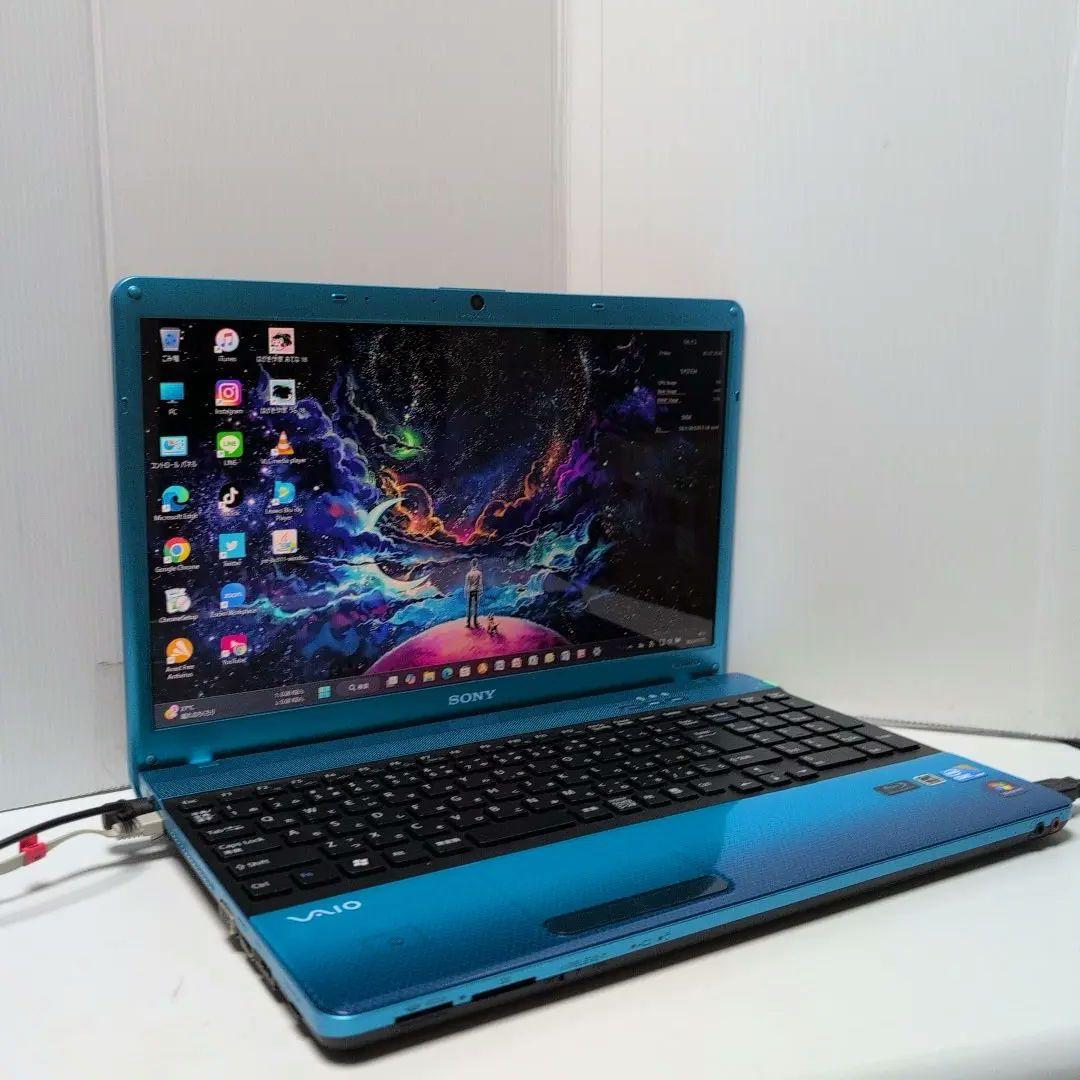 美品♥可愛い希少ブルーノートPC SSDカメラ付きBlu-ray