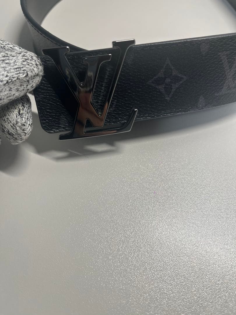 Louis Vuitton ブラック モノグラム ベルト