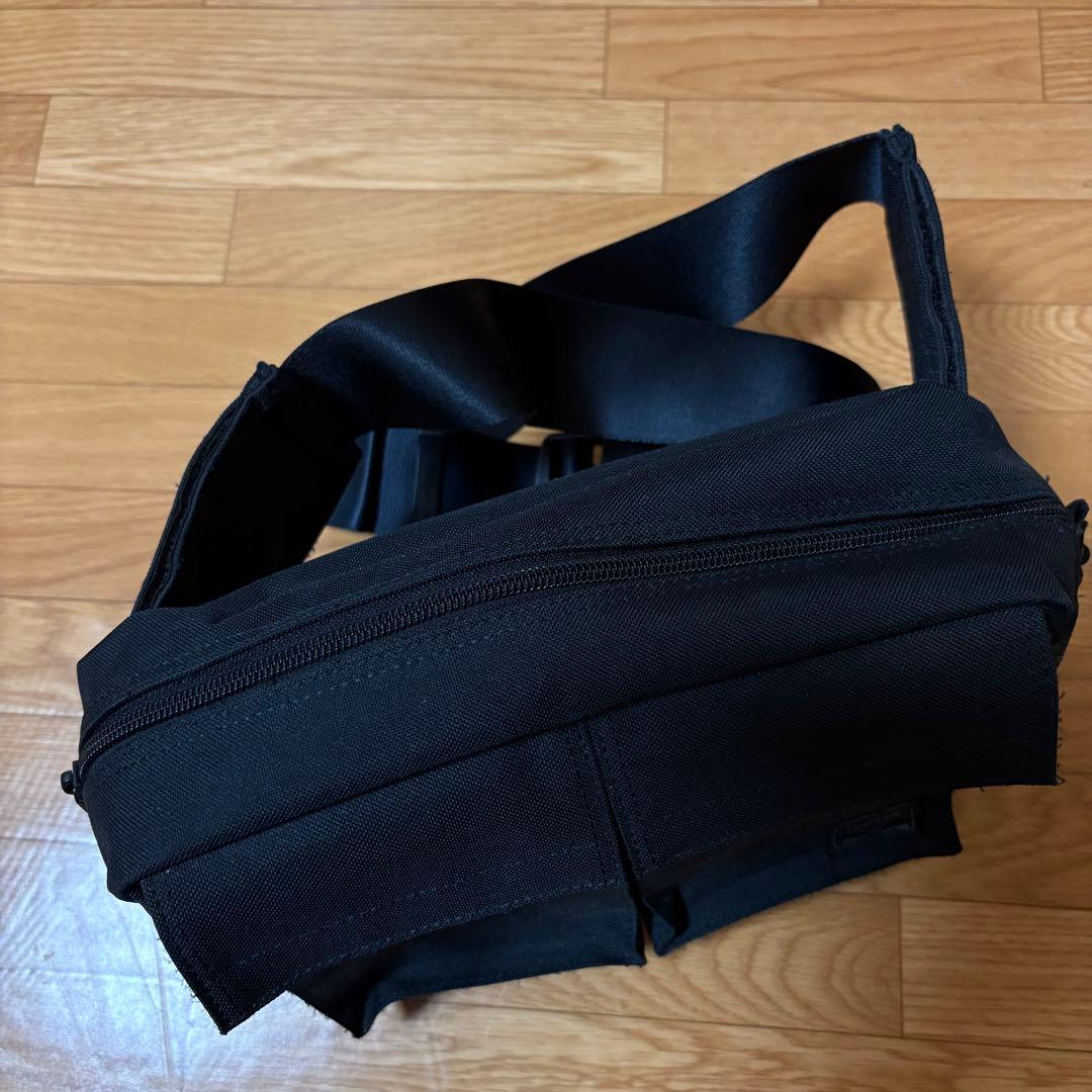 美品 PORTER×docomo ウエストバッグ 黒 タンカー レザー HEAD
