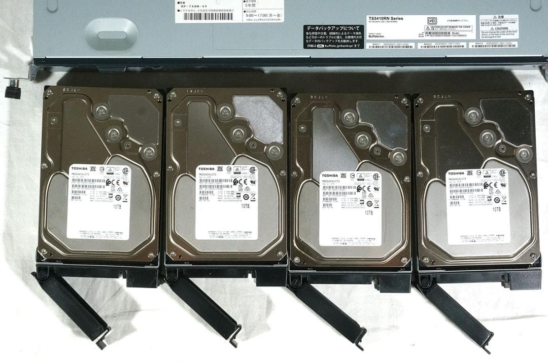 Buffaro TeraStation TS5410RN 40TB搭載 10Gb