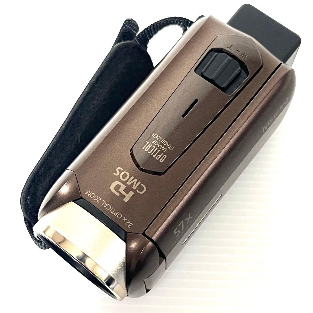 【美品】キャノン iVIS HF R52 ビデオカメラ ブラウン