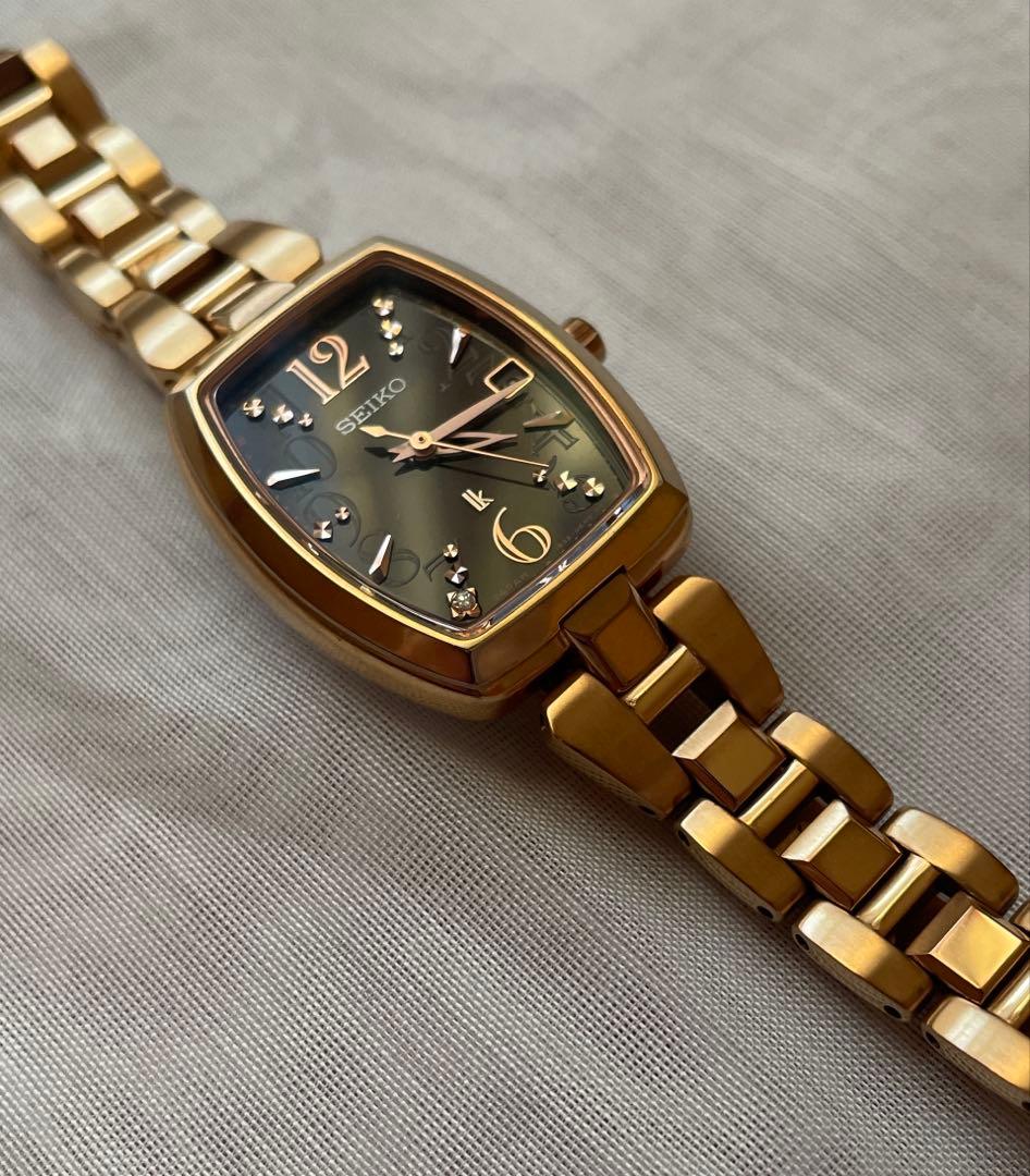 SEIKO ルキア　ソーラー電波時計