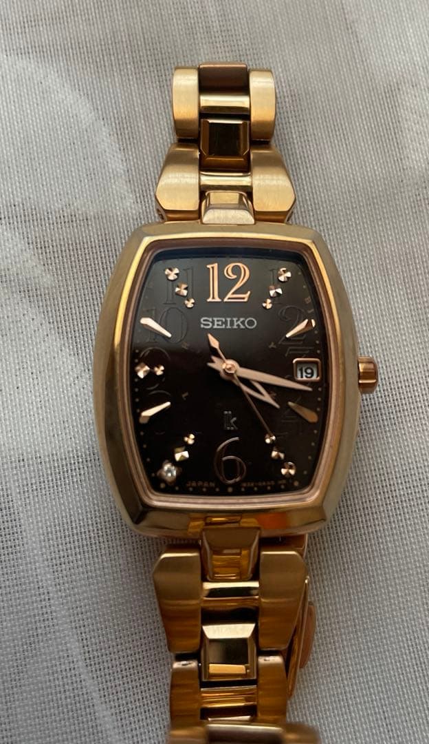 SEIKO ルキア　ソーラー電波時計