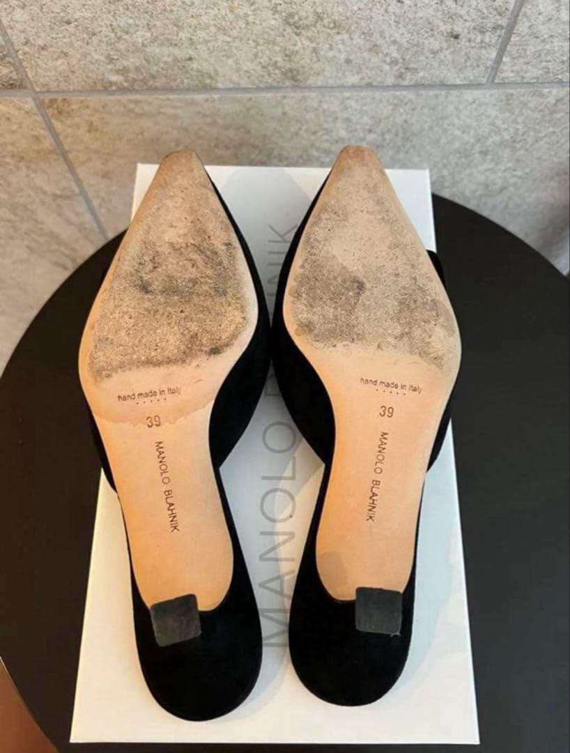 マノロブラニク　メイセール　ブラック 39サイズ