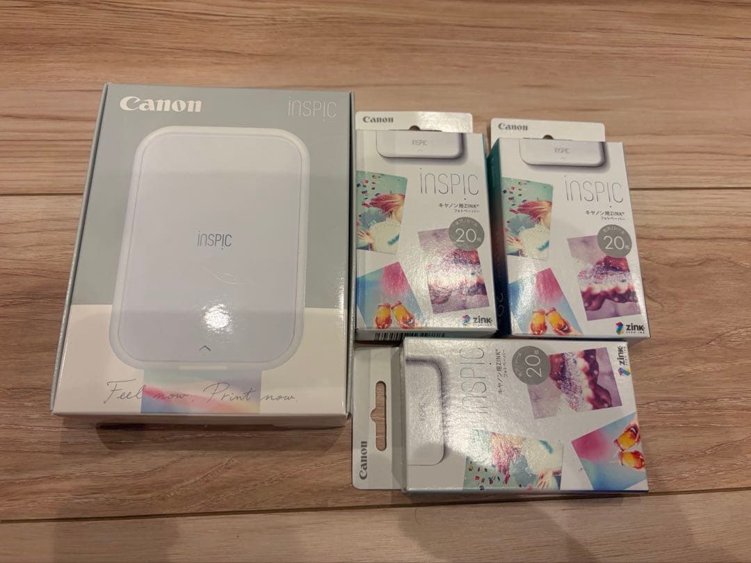 【新品未使用】Canonミニフォトプリンター　inspic PV-223-WH