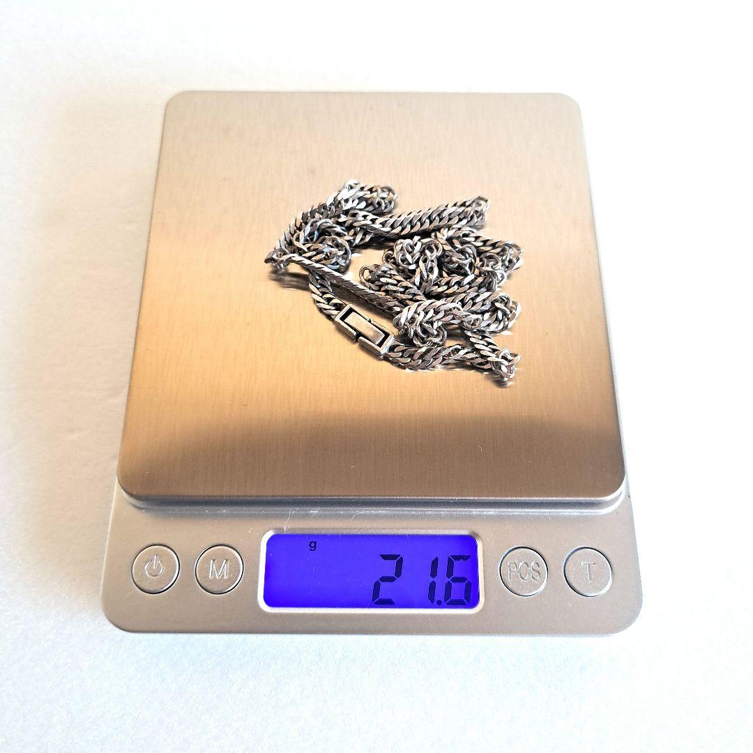 【匿名配送】シルバー925　チェーンネックレス　喜平　メンズ　レディース