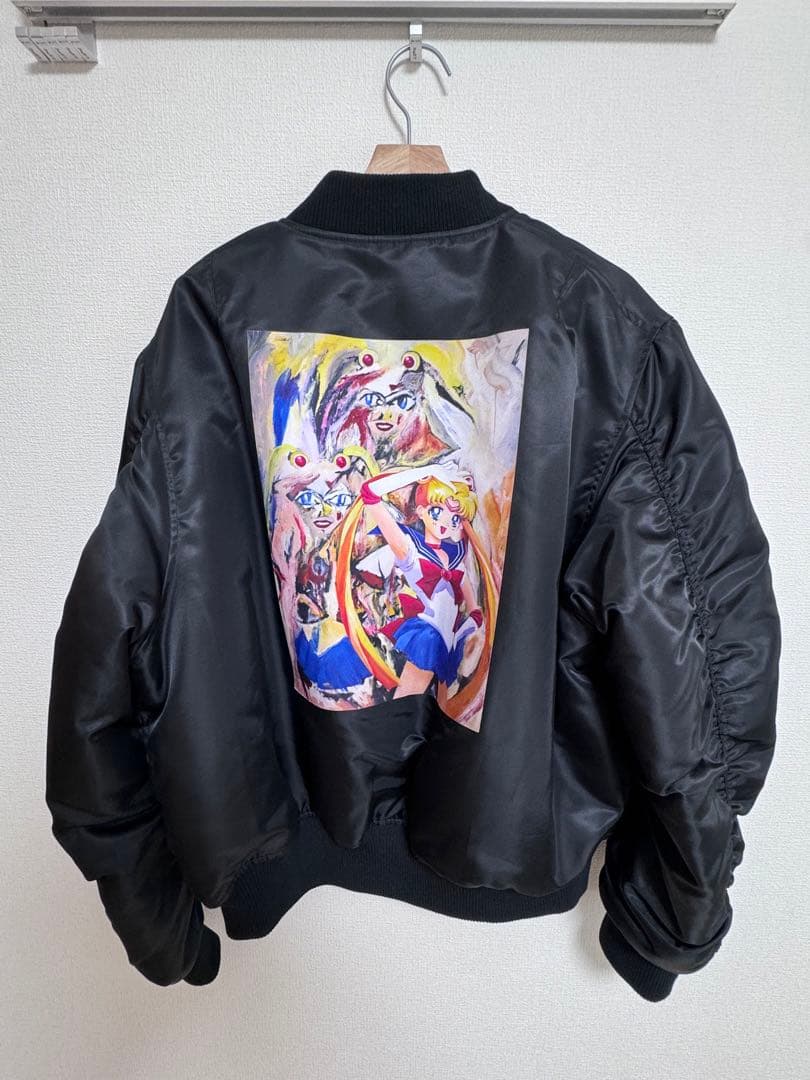 ブラックボンバージャケット Richardson セーラームーン