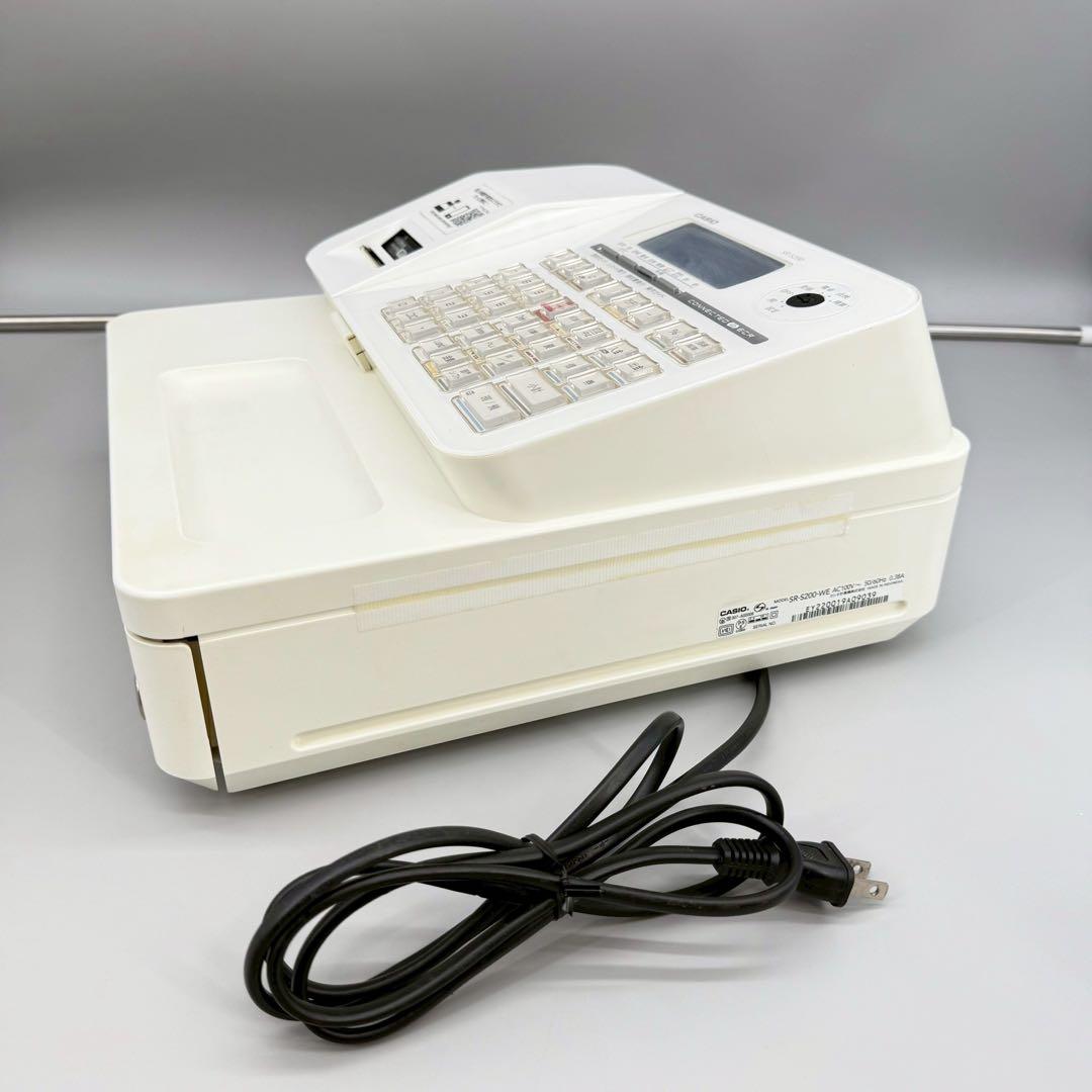 CASIO レジスター SR-S200-we 印字確認済み