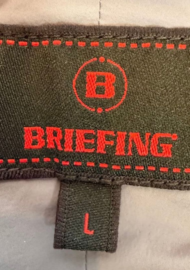 ブリーフィング　メンズ　ゴルフウェア　ハーフジップ　フーディー　パーカー