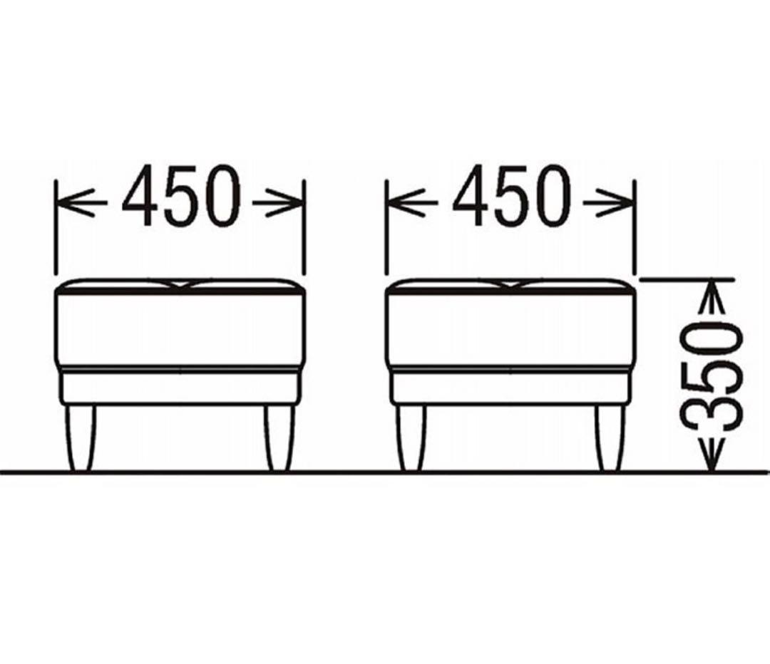 【カリモク60】【クッション付き】Kチェア １シーター & オットマン デニム