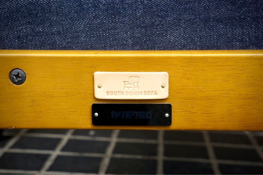 【カリモク60】【クッション付き】Kチェア １シーター & オットマン デニム