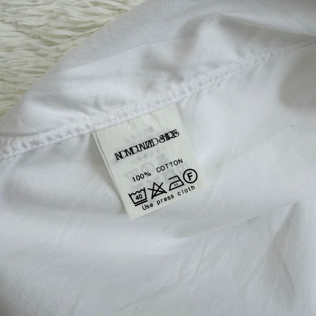 極美品 INDIVIDUALIZED SHIRTS B.Dシャツ ホワイト XL