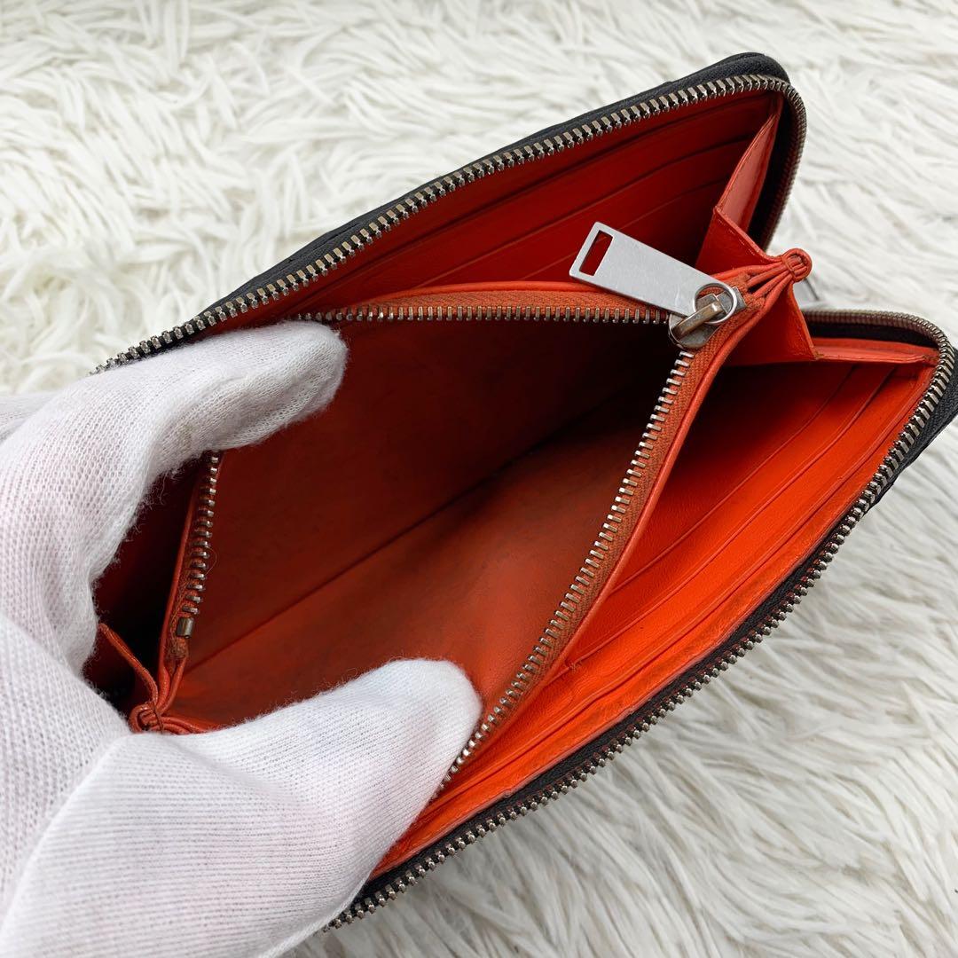 【✨現行✨】ボッテガヴェネタ 長財布 マキシイントレチャート ブラック RFID