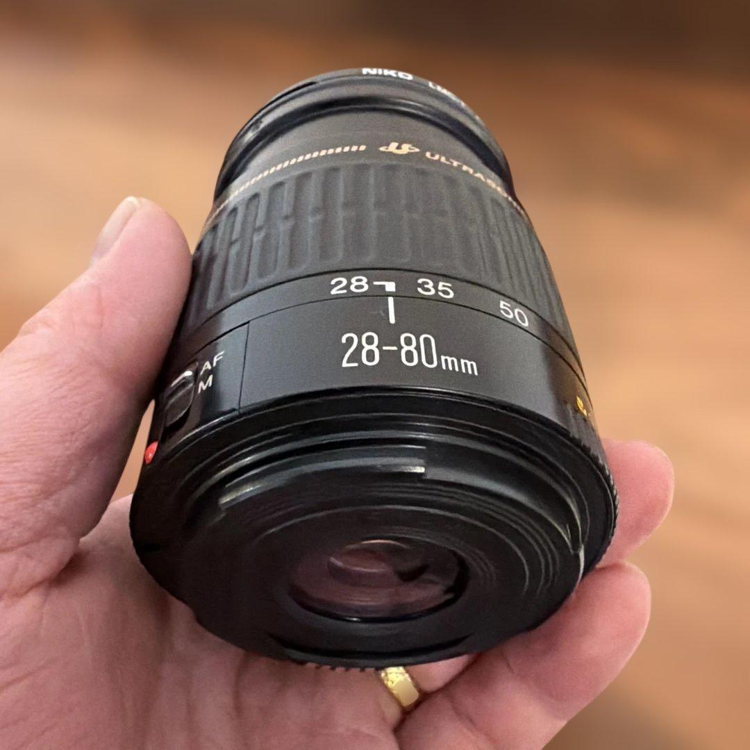 Canon EOS Kiss 一眼レフフィルムカメラ レンズ2本付き　動作確認済