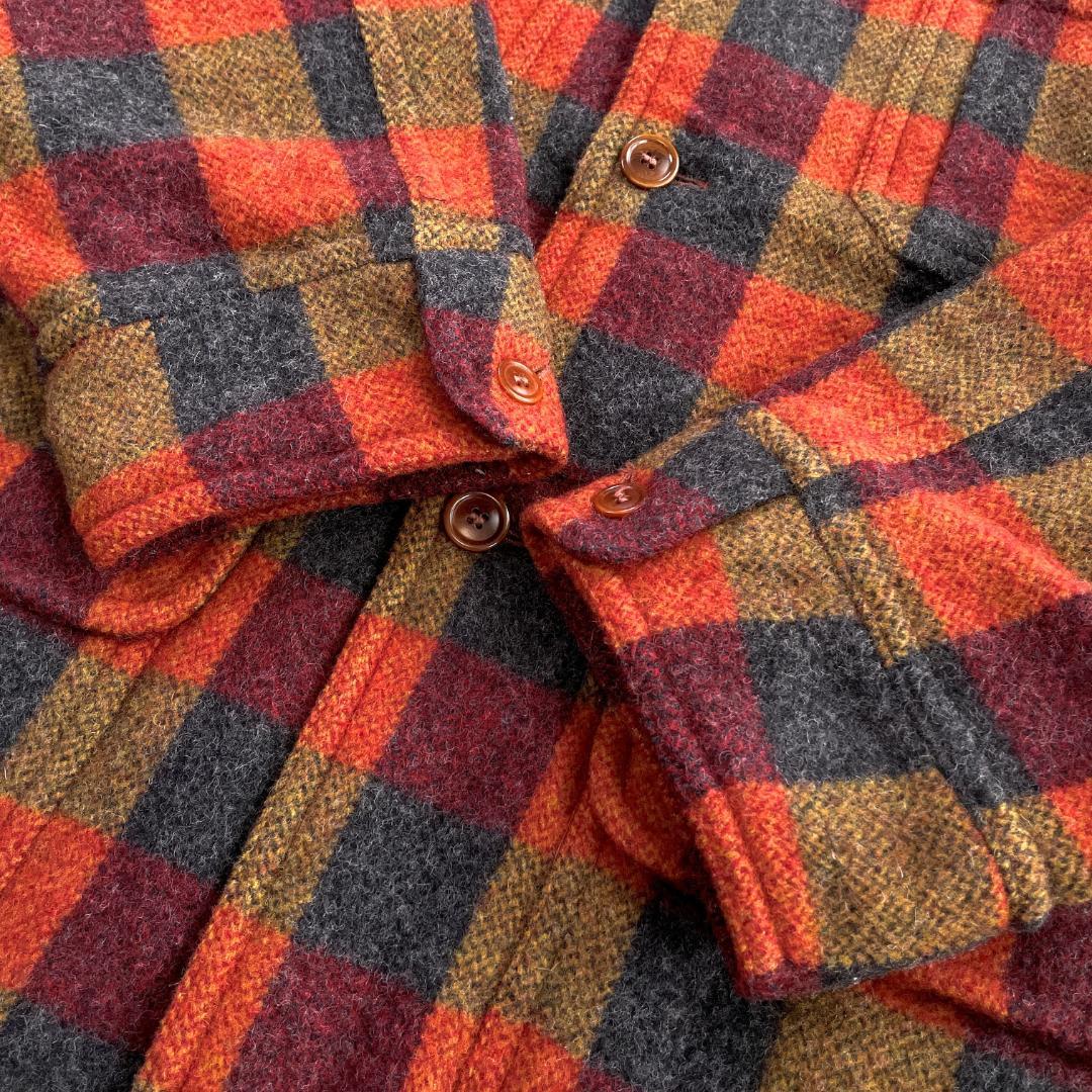 r*】様 極美品✨ MISSONI ヴィンテージ ウール チェック柄 ブルゾン