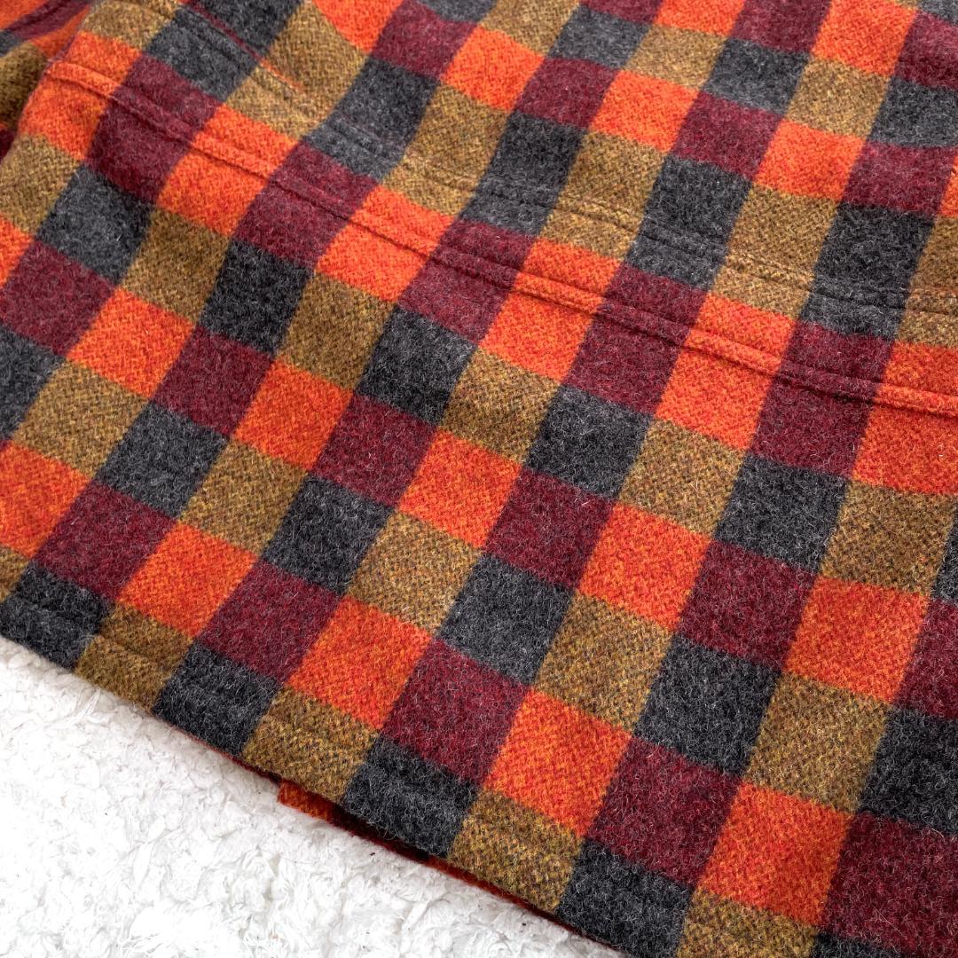 r*】様 極美品✨ MISSONI ヴィンテージ ウール チェック柄 ブルゾン