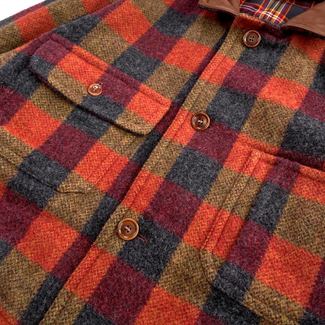 r*】様 極美品✨ MISSONI ヴィンテージ ウール チェック柄 ブルゾン