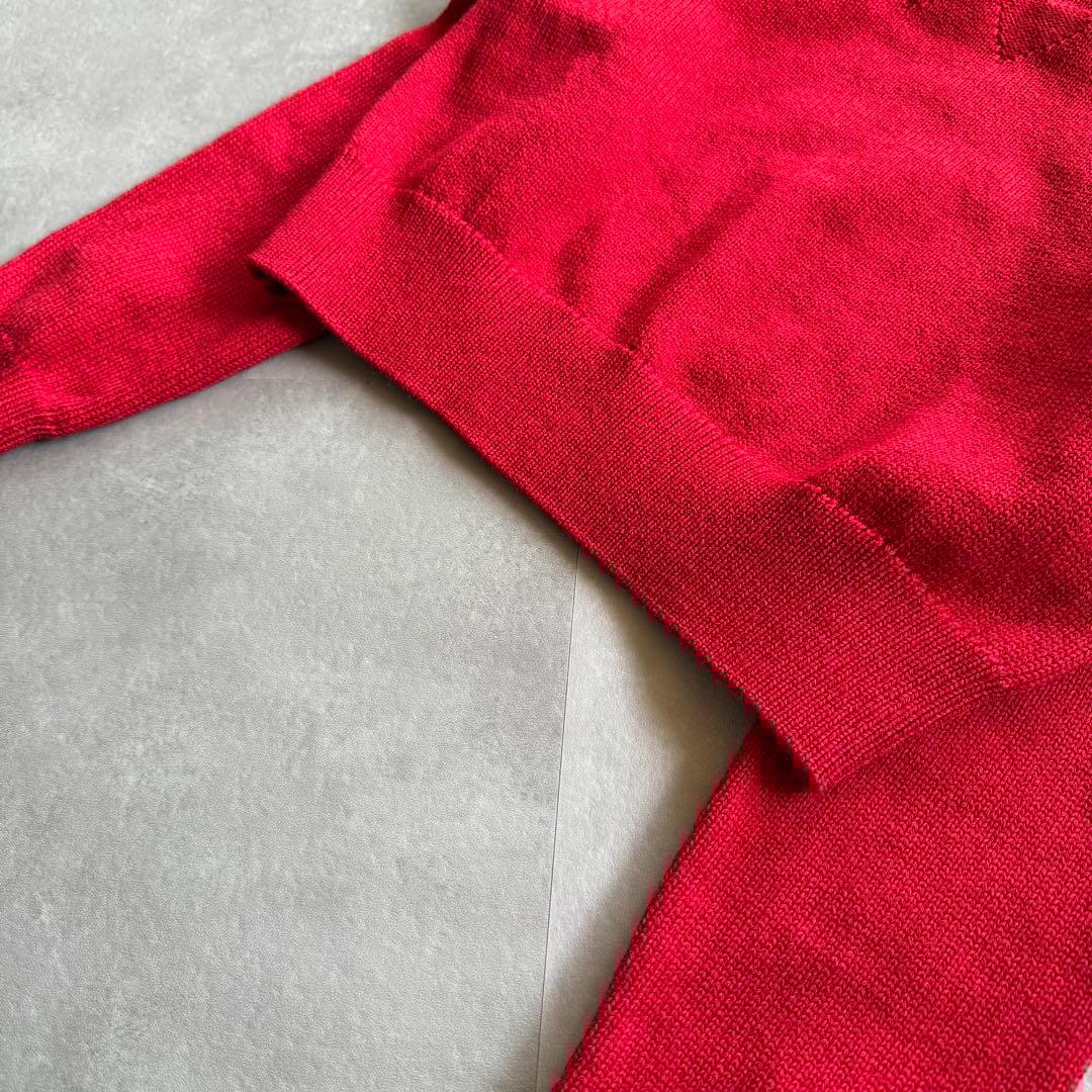 【美品✨】NKNIT ♡ jacquard KNIT ハート ニット レッド