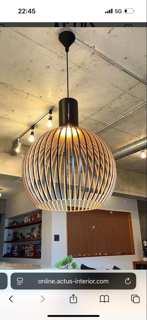 アクタス　セクタデザイン　オクトペンダントライト