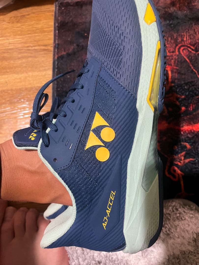 YONEX パワークッションアドバンス メンズ SHTAAMG ティールブルー