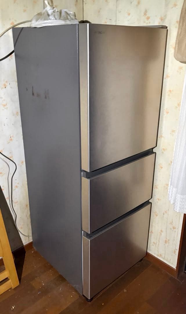 日立 冷蔵庫 3ドア 265L 右開き R-27RV 2022年製 引取り限定