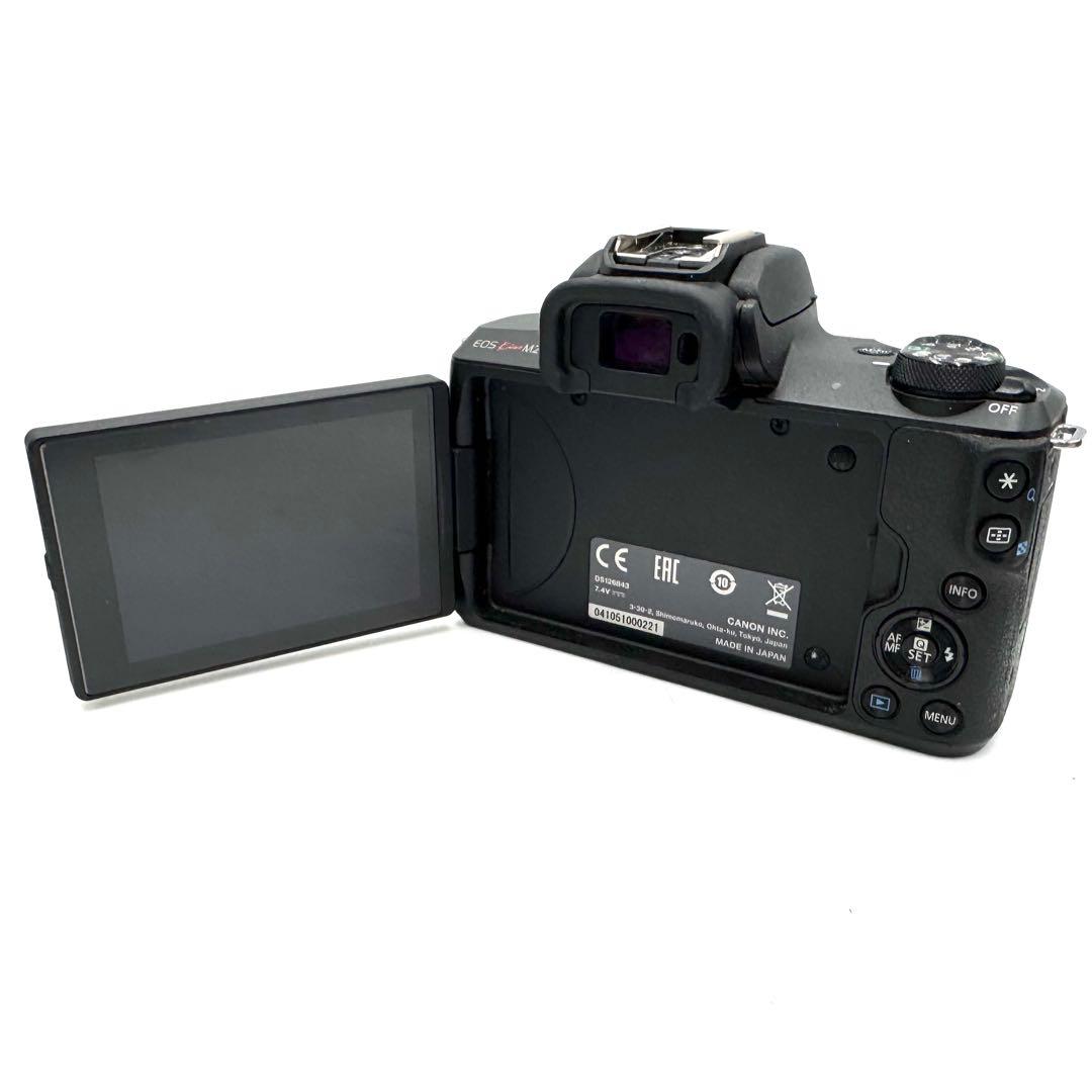 美品！CANON EOS Kiss M2 ミラーレス ダブルズームキット