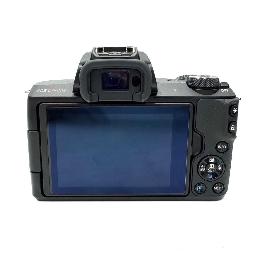 美品！CANON EOS Kiss M2 ミラーレス ダブルズームキット