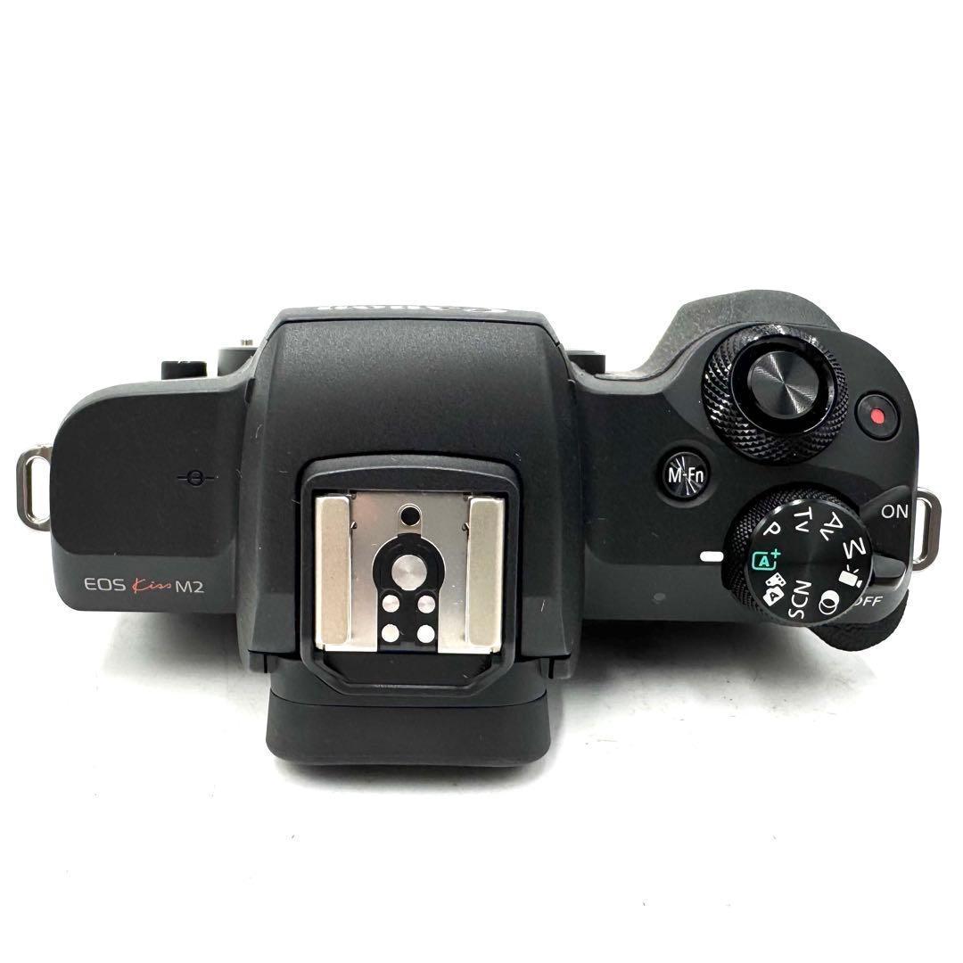 美品！CANON EOS Kiss M2 ミラーレス ダブルズームキット