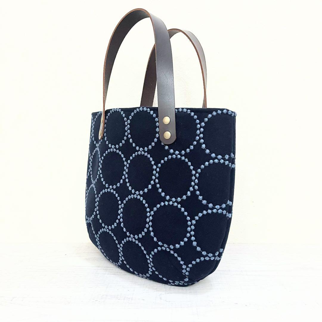 ミナペルホネン　ハンドメイド　トートバッグ