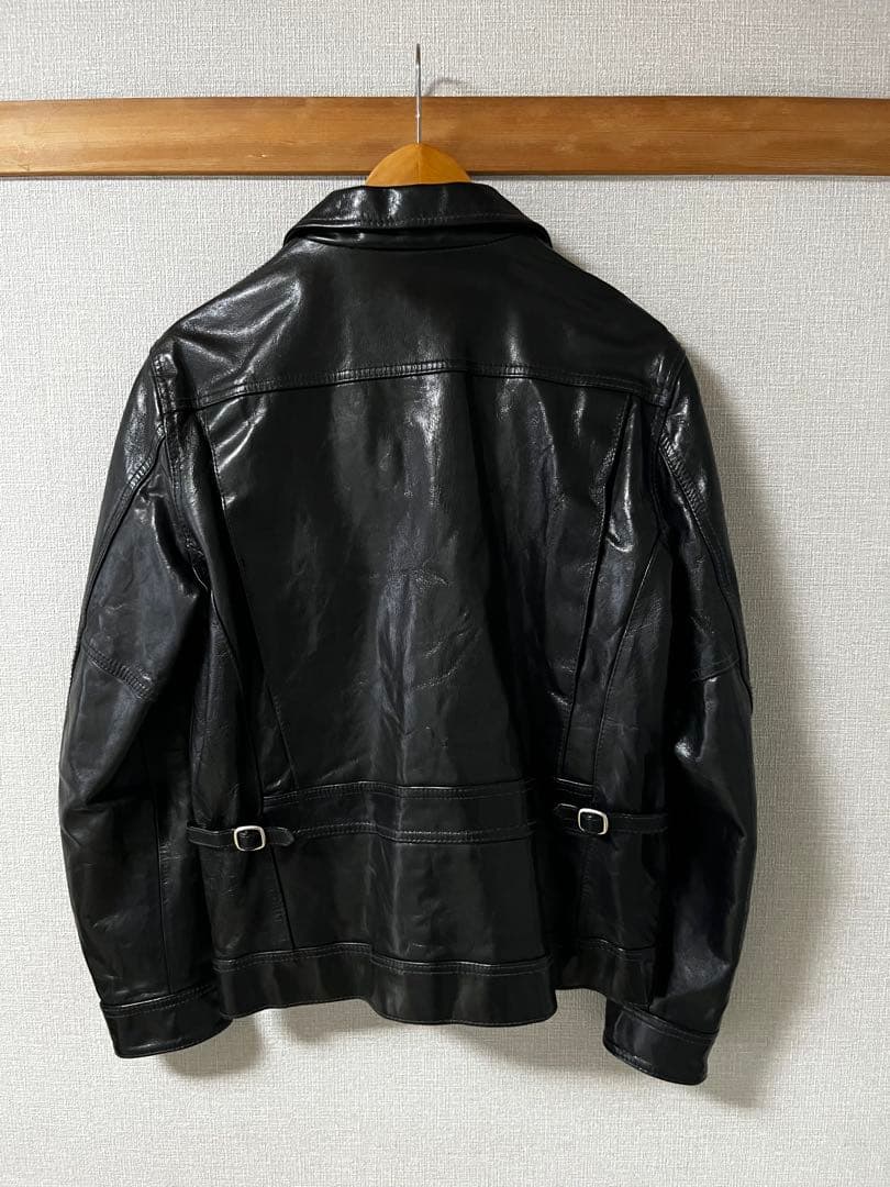 Schott レザージャケット 裏地　迷彩柄