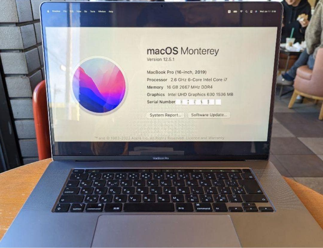 美品 MACBOOK PRO 16インチ 16GB/512GB