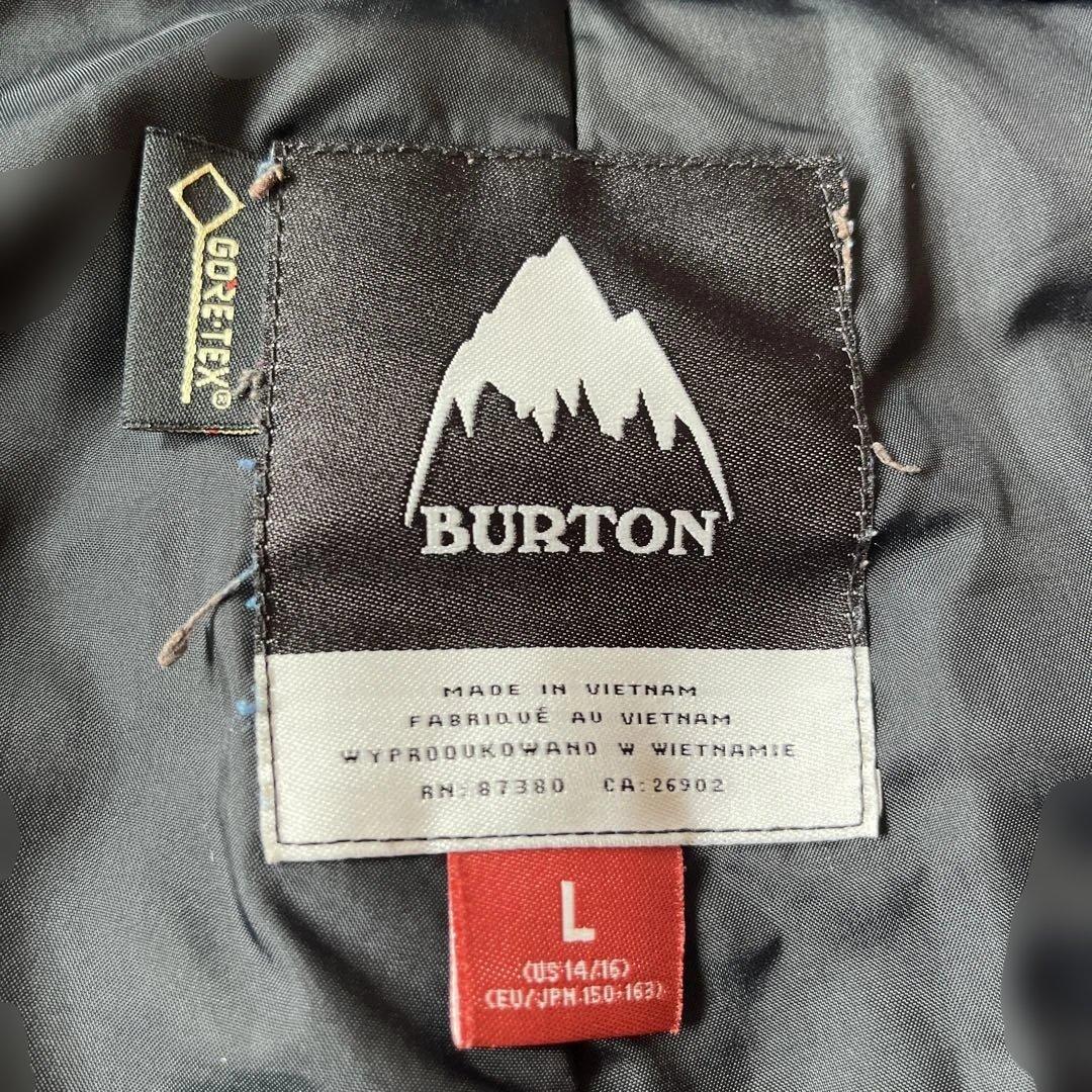 BURTON GORE-TEX ブラック　ビブパンツ　キッズLサイズ　状態良◎