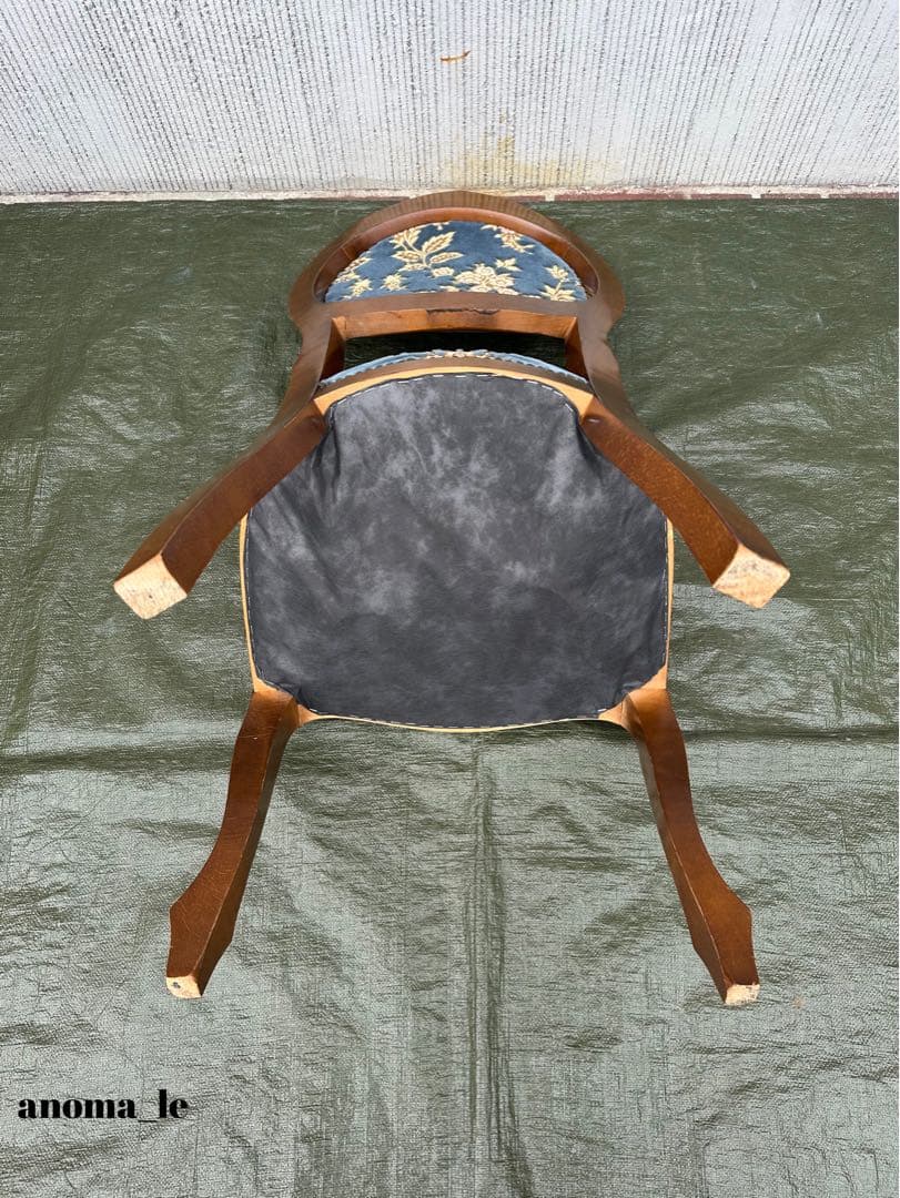 【ダイニングチェア】木製　ロココ調　猫足　金華山　アンティークヴィンテージ◎