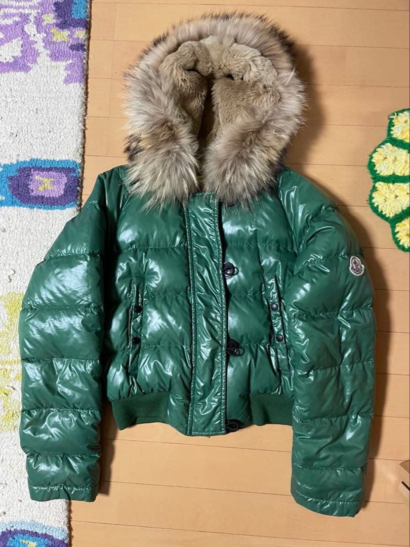 MONCLER リアルファーダウンジャケット
