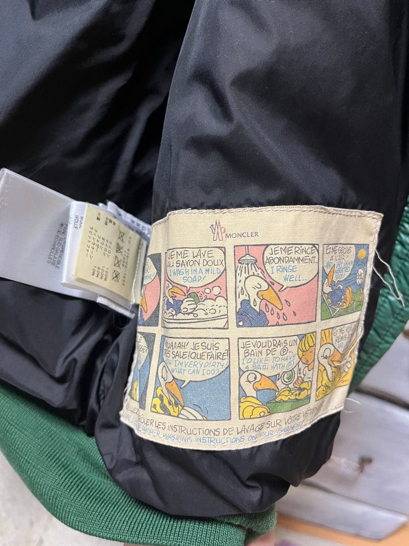 MONCLER リアルファーダウンジャケット