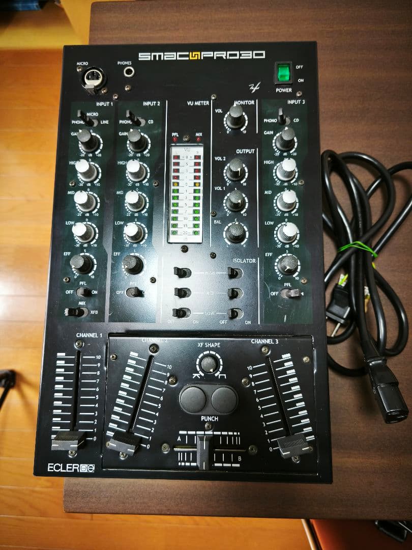 【名機ビンテージ】ECLER SMAC PRO 30　DJミキサー