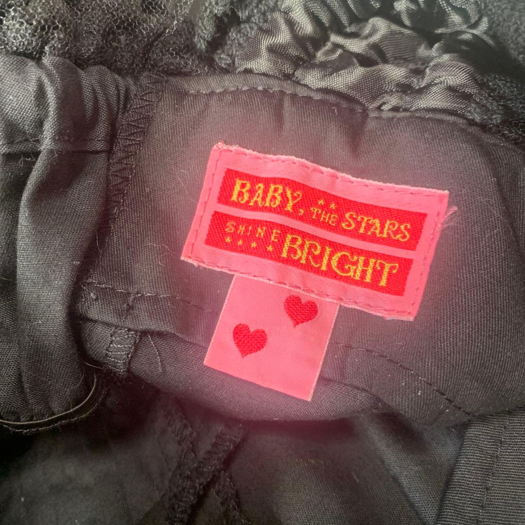 BTSSBポケット刺しゅうジャンパースカート黒原宿ロリータかわいいビンテージ