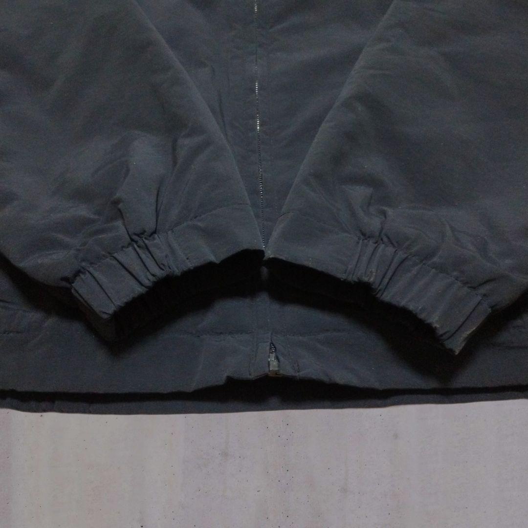 00s Eddie Bauer ウォームアップジャケット L 濃紺 シェルド