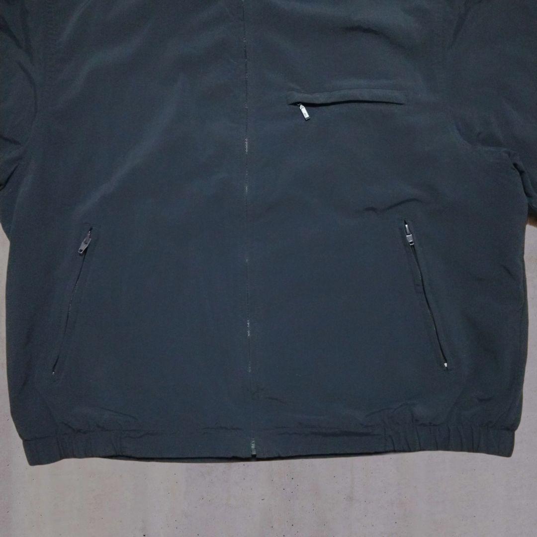 00s Eddie Bauer ウォームアップジャケット L 濃紺 シェルド