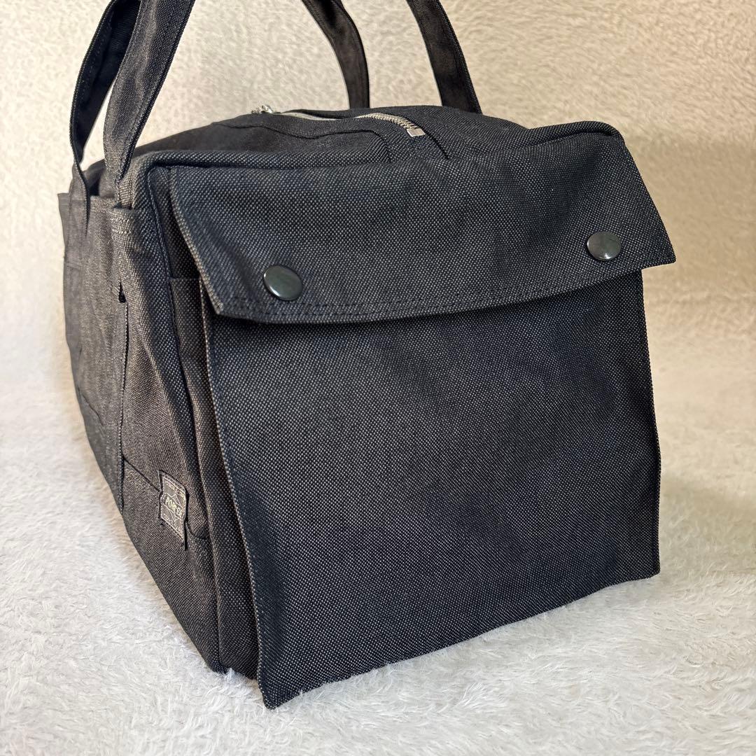 未使用級！PORTER キャンバス ボストンバッグ スモーキー Lサイズ 大容量