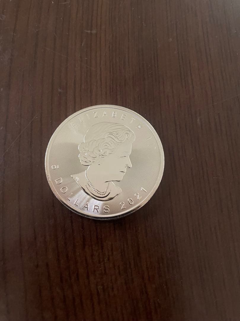 t*o様 カナダ 銀貨 メープルリーフ 2021年