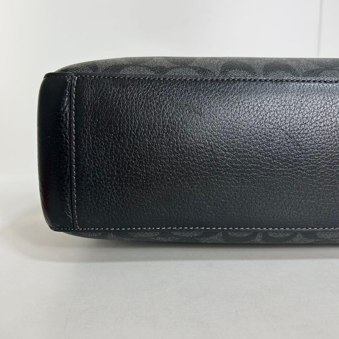 ✅【美品】定価12.1万　メンテ済み　コーチ　ビジネスバッグ　COACH レザー