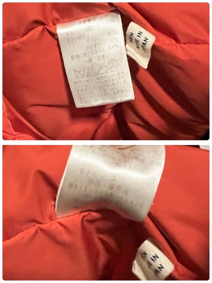 クリーニング済み　パラスパレスの人気のダウンジャケット　インディゴ