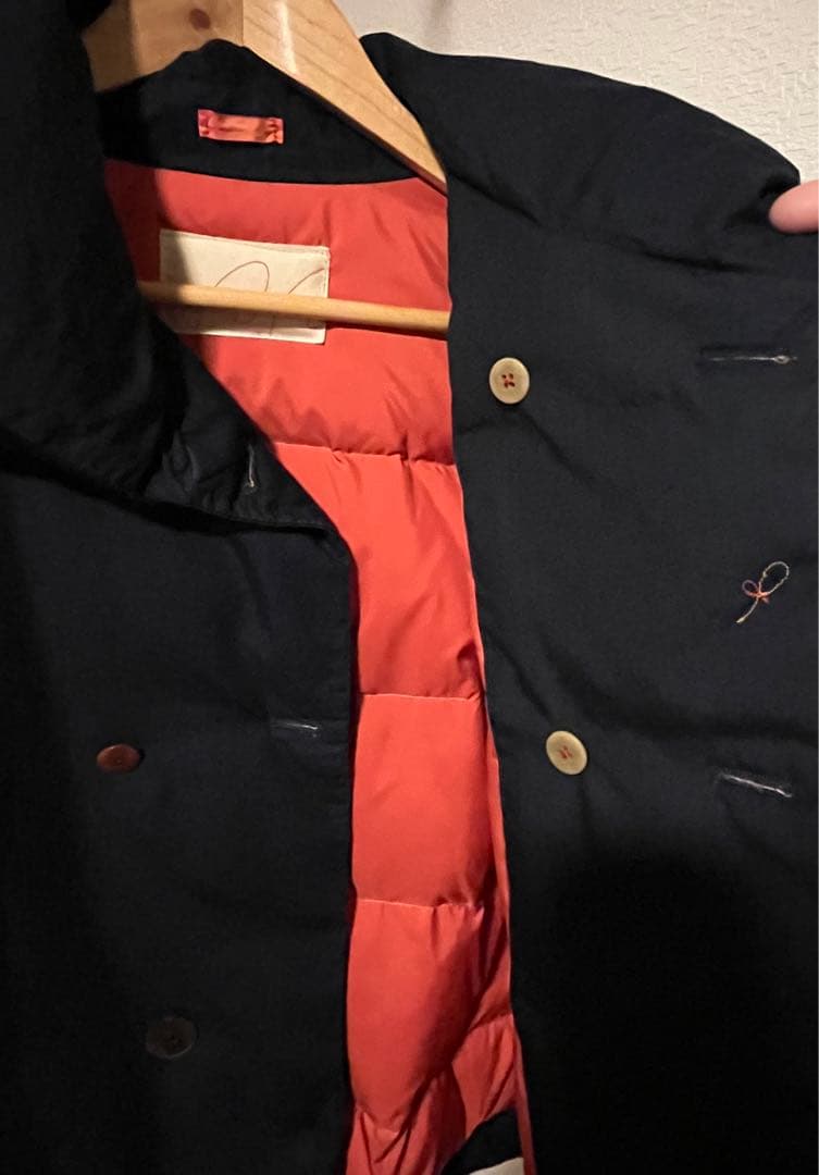 クリーニング済み　パラスパレスの人気のダウンジャケット　インディゴ