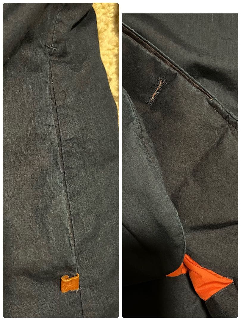 クリーニング済み　パラスパレスの人気のダウンジャケット　インディゴ