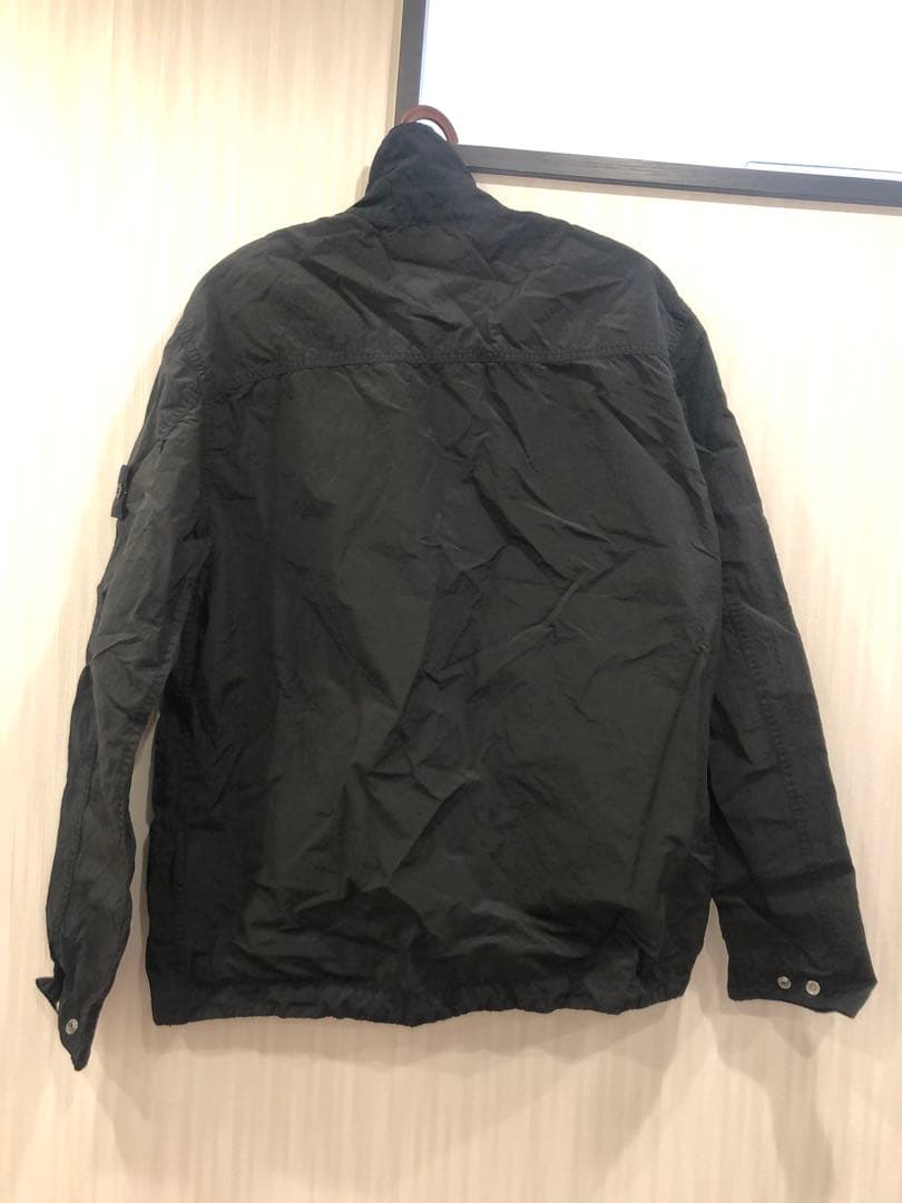 STONE  ナイロンジャケット 黒 ジップアップ