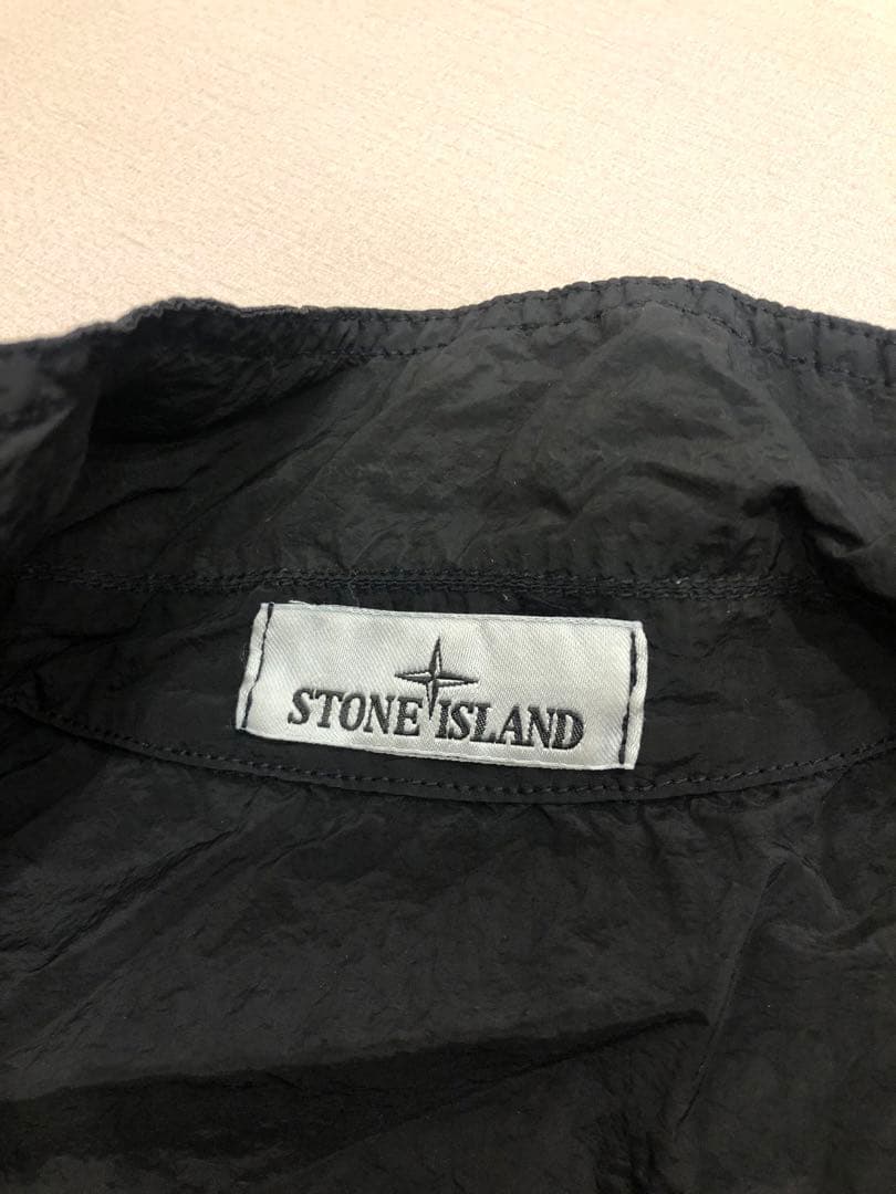 STONE  ナイロンジャケット 黒 ジップアップ