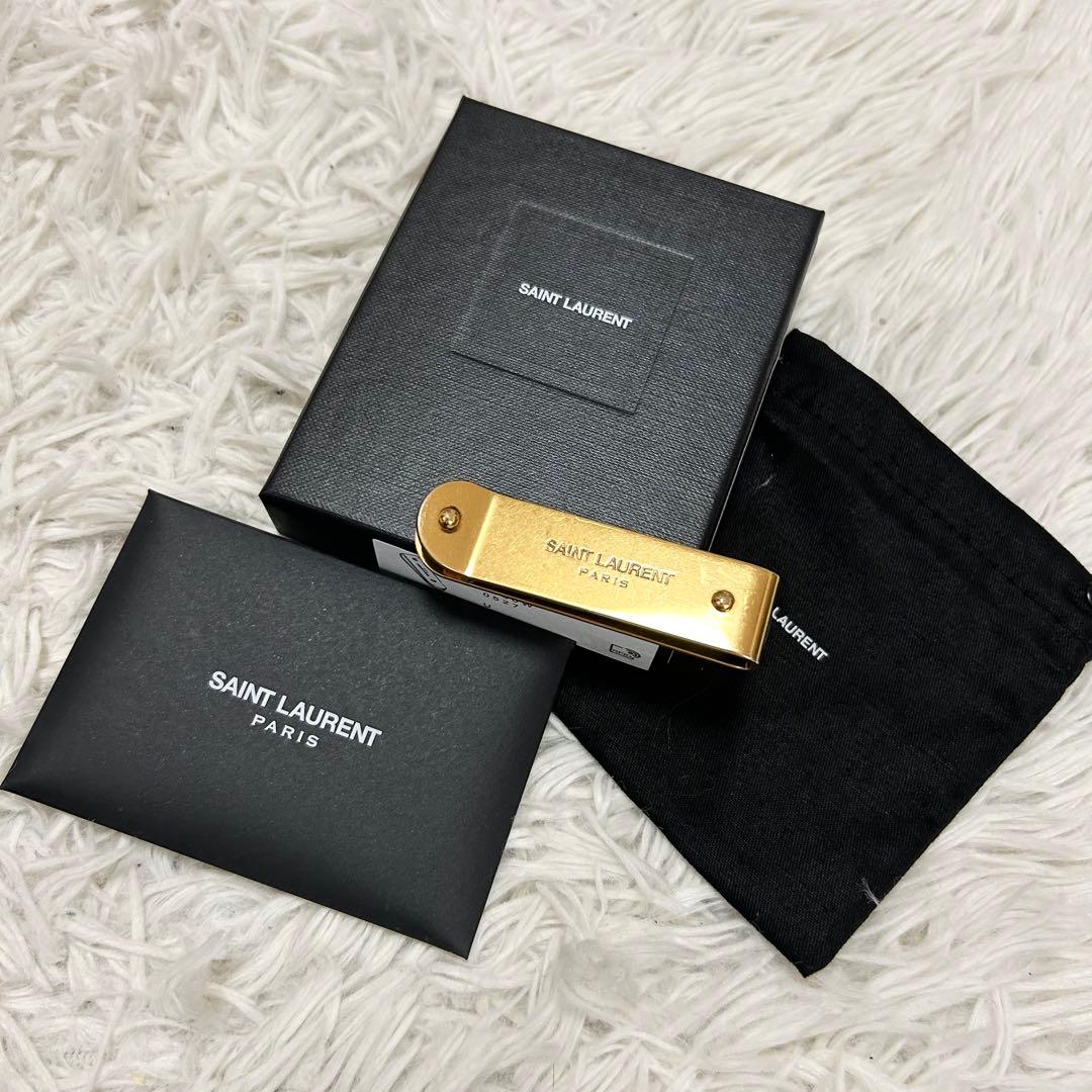 ⭐️現行・極美品⭐️サンローラン マネークリップ ビルクリップ メンズ ゴールド